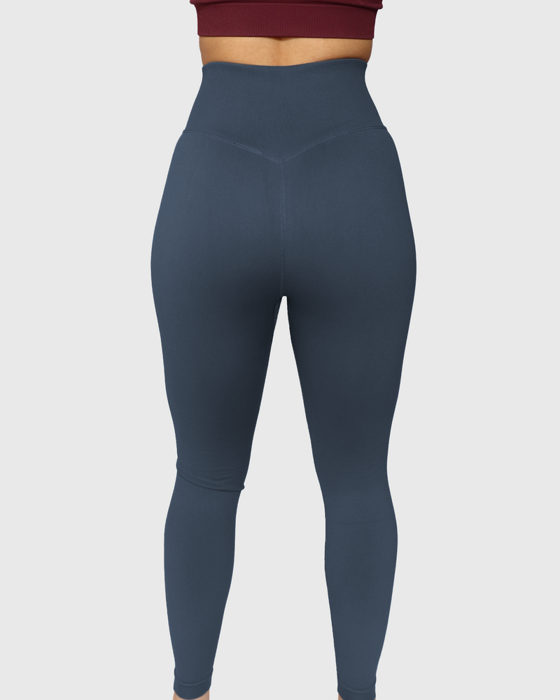 Bubble Bum Blue (No Butt Scrunch) Leggins